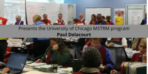 Paul Delacourt presents the University of Chicago MSTRM program